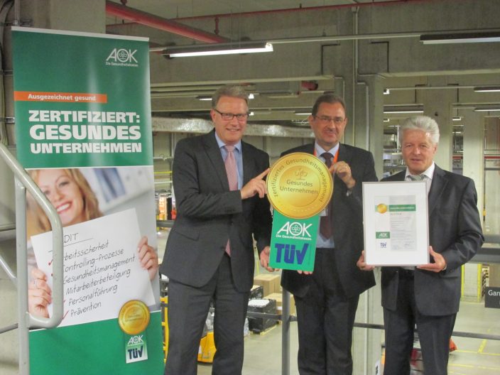 FIEGE Worms als Gesundes Unternehmen ausgezeichnet