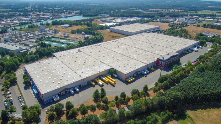 Fiege-Ibbenbüren-Standort Aerial view location Ibbenbüren